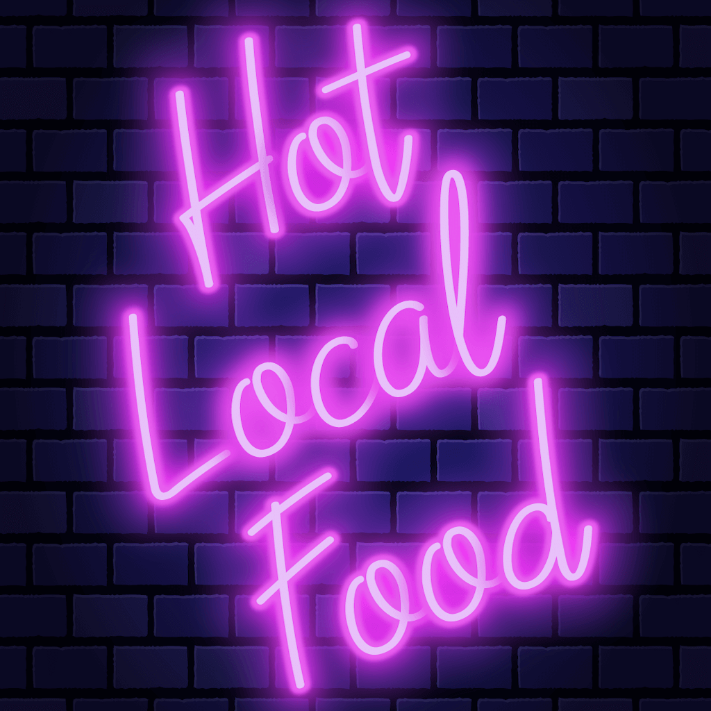 Hot Local Food App Icon for iOS
